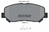 Bremsbelagsatz, Scheibenbremse Vorderachse TEXTAR 2556401
