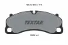 Bremsbelagsatz, Scheibenbremse Vorderachse TEXTAR 2556601