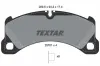 Bremsbelagsatz, Scheibenbremse Vorderachse TEXTAR 2570101