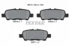 Bremsbelagsatz, Scheibenbremse Hinterachse TEXTAR 2577801