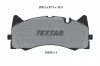 Bremsbelagsatz, Scheibenbremse Vorderachse TEXTAR 2583801