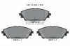 Bremsbelagsatz, Scheibenbremse Vorderachse TEXTAR 2587501