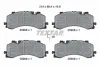Bremsbelagsatz, Scheibenbremse Vorderachse TEXTAR 2590801