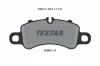 Bremsbelagsatz, Scheibenbremse Vorderachse TEXTAR 2598303
