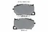 Bremsbelagsatz, Scheibenbremse Vorderachse TEXTAR 2616001