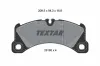 Bremsbelagsatz, Scheibenbremse Vorderachse TEXTAR 2618501