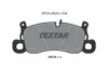 Bremsbelagsatz, Scheibenbremse Vorderachse TEXTAR 2633401