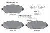 Bremsbelagsatz, Scheibenbremse Hinterachse TEXTAR 2673601