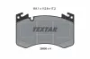Bremsbelagsatz, Scheibenbremse Vorderachse TEXTAR 2685601
