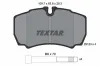Bremsbelagsatz, Scheibenbremse Hinterachse TEXTAR 2912303 Bild Bremsbelagsatz, Scheibenbremse Hinterachse TEXTAR 2912303