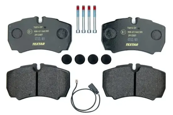 Bremsbelagsatz, Scheibenbremse Hinterachse TEXTAR 2912307 Bild Bremsbelagsatz, Scheibenbremse Hinterachse TEXTAR 2912307