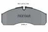 Bremsbelagsatz, Scheibenbremse TEXTAR 2916002