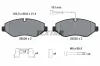 Bremsbelagsatz, Scheibenbremse TEXTAR 2922902