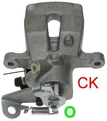 Bremssattel Hinterachse rechts TEXTAR 38035600 Bild Bremssattel Hinterachse rechts TEXTAR 38035600