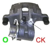 Bremssattel Hinterachse rechts TEXTAR 38039300