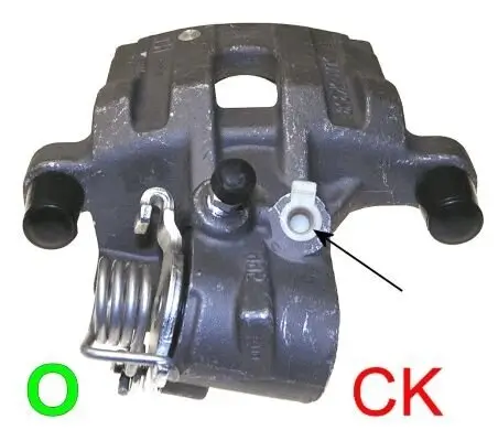 Bremssattel Hinterachse rechts TEXTAR 38039300 Bild Bremssattel Hinterachse rechts TEXTAR 38039300