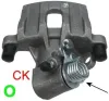 Bremssattel Hinterachse links TEXTAR 38041100