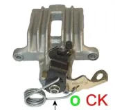 Bremssattel Hinterachse links TEXTAR 38044500