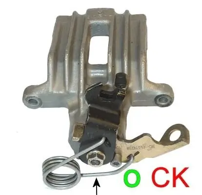 Bremssattel Hinterachse links TEXTAR 38044500 Bild Bremssattel Hinterachse links TEXTAR 38044500