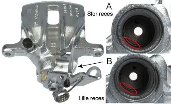Bremssattel Hinterachse rechts TEXTAR 38045400 Bild Bremssattel Hinterachse rechts TEXTAR 38045400