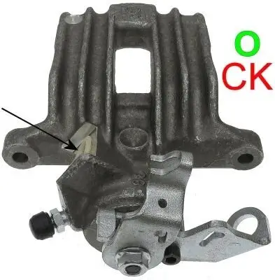 Bremssattel Hinterachse rechts TEXTAR 38045600 Bild Bremssattel Hinterachse rechts TEXTAR 38045600