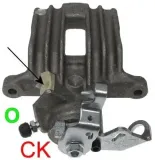 Bremssattel Hinterachse rechts TEXTAR 38045800