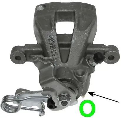 Bremssattel Hinterachse links TEXTAR 38047700 Bild Bremssattel Hinterachse links TEXTAR 38047700