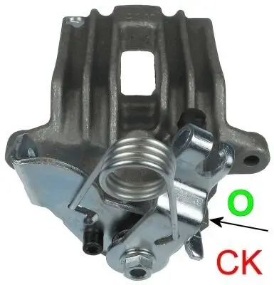 Bremssattel Hinterachse links TEXTAR 38047900