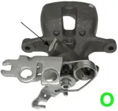 Bremssattel Hinterachse rechts TEXTAR 38053100