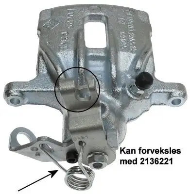 Bremssattel Hinterachse links TEXTAR 38096700 Bild Bremssattel Hinterachse links TEXTAR 38096700