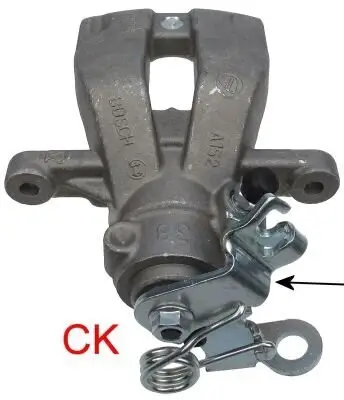 Bremssattel Hinterachse links TEXTAR 38124100 Bild Bremssattel Hinterachse links TEXTAR 38124100