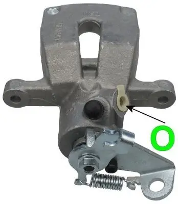 Bremssattel Hinterachse links TEXTAR 38128500