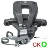 Bremssattel Hinterachse links TEXTAR 38158000