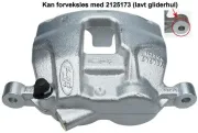 Bremssattel Vorderachse links TEXTAR 38163400