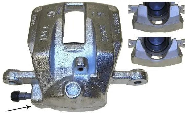 Bremssattel Vorderachse rechts TEXTAR 38169600