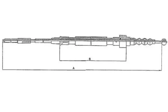 Seilzug, Feststellbremse TEXTAR 44003100 Bild Seilzug, Feststellbremse TEXTAR 44003100