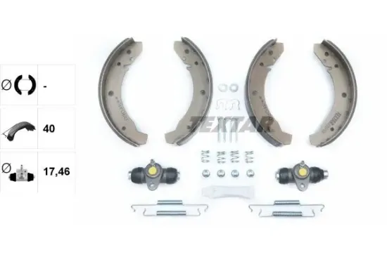 Bremsbackensatz Hinterachse TEXTAR 83007800 Bild Bremsbackensatz Hinterachse TEXTAR 83007800