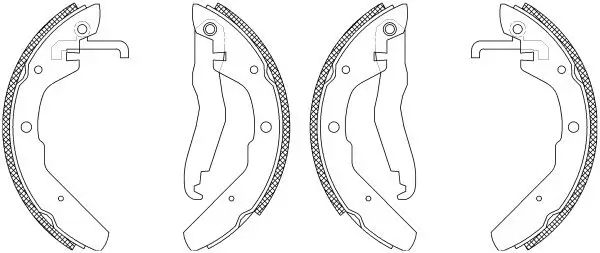 Bremsbackensatz TEXTAR 83027600