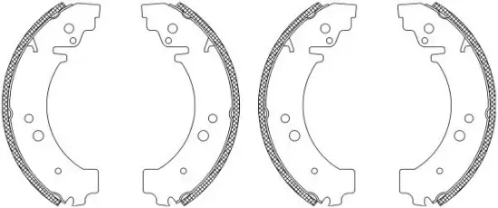 Bremsbackensatz Hinterachse TEXTAR 83029100 Bild Bremsbackensatz Hinterachse TEXTAR 83029100