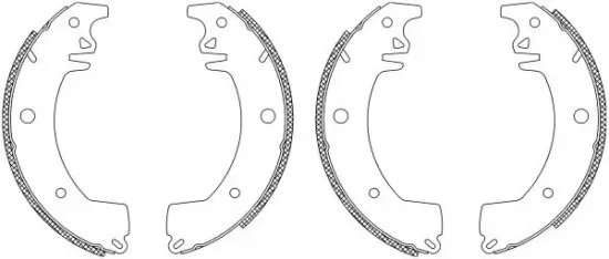 Bremsbackensatz Hinterachse TEXTAR 83029701 Bild Bremsbackensatz Hinterachse TEXTAR 83029701
