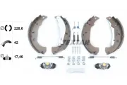 Bremsbackensatz Hinterachse TEXTAR 83037004
