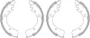 Bremsbackensatz Hinterachse TEXTAR 83039601
