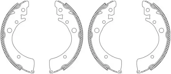 Bremsbackensatz Hinterachse TEXTAR 83039601 Bild Bremsbackensatz Hinterachse TEXTAR 83039601