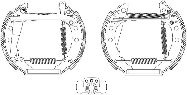 Bremsbackensatz TEXTAR 84018200