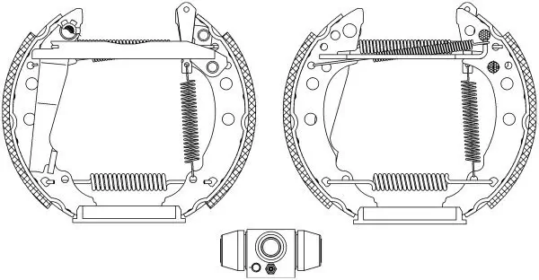 Bremsbackensatz TEXTAR 84018203