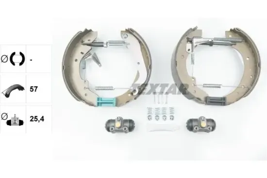 Bremsbackensatz Hinterachse TEXTAR 84030600 Bild Bremsbackensatz Hinterachse TEXTAR 84030600
