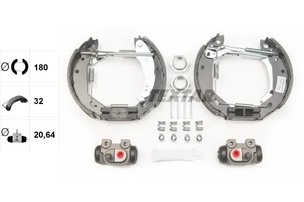 Bremsbackensatz Hinterachse TEXTAR 84031202