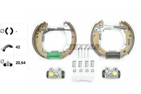 Bremsbackensatz Hinterachse TEXTAR 84031802