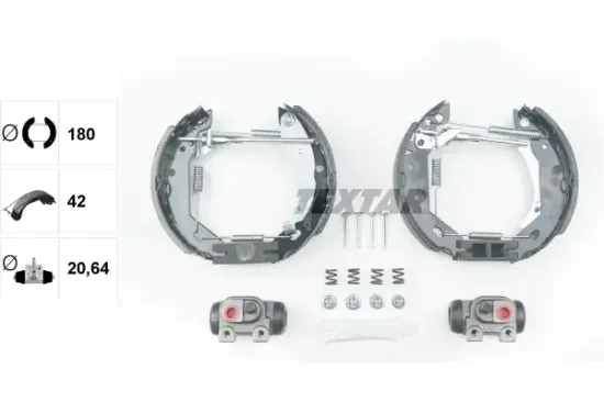 Bremsbackensatz Hinterachse TEXTAR 84031804 Bild Bremsbackensatz Hinterachse TEXTAR 84031804