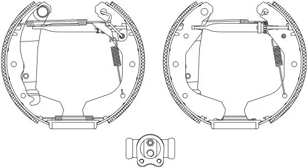 Bremsbackensatz TEXTAR 84033003